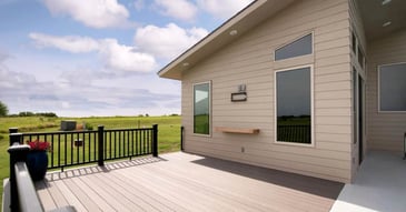 Image of a freshly repaired porch in Manhattan, KS by Fox Home Innovations