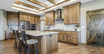 Renovated kitchen with wood features in Manhattan, KS by Fox Home Innovations