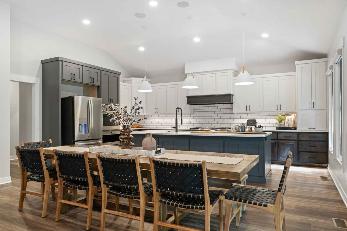 manhattan kansas kitchen remodel with vaulted ceilings